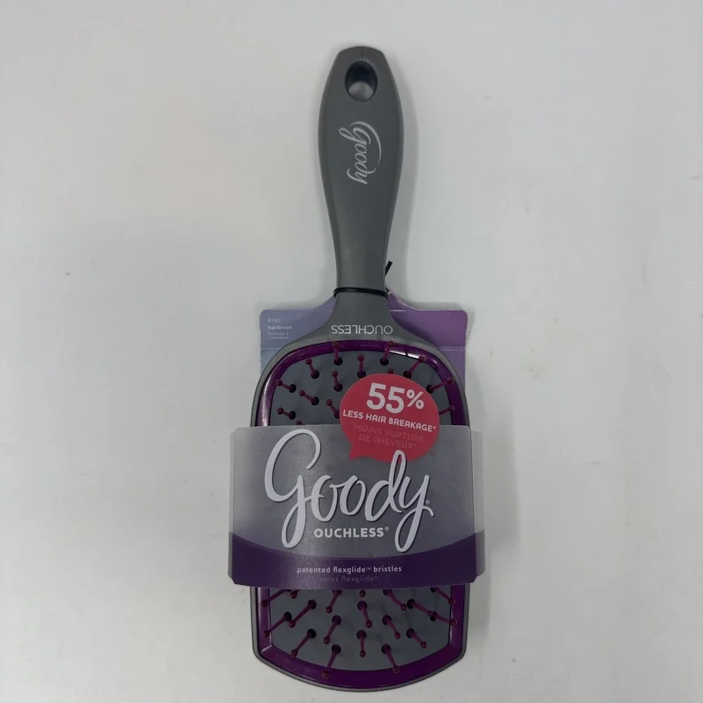 Goody Ouchless Paddle Brush FlexGlide Bristles Comfort Tip Hairbrush 2017